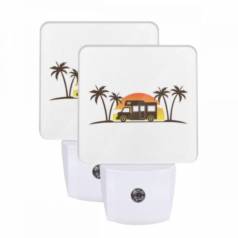 Night Light Set of 2, A food truck is parked in front of a sunset. Night Light Set Of 2, A Food Truck Is Parked In Front Of A Sunset. -Acrylic Night Light Shop 94ac110978a40d9b2f47f62ba3a62b4ad8cf9072