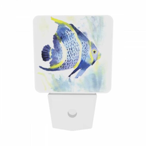 Night Light Set Of 2, A Blue And Yellow Fish With A Black Tail. -Acrylic Night Light Shop 9593b4a86ec3d3b99d06630cfcfda3b8cee82669