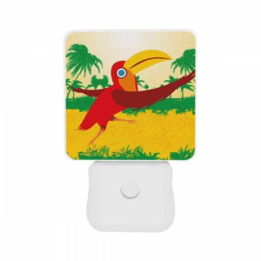 Night Light Set Of 2, A Red Bird With A Yellow Beak Is Flying In The Air. -Acrylic Night Light Shop 95d1668a3f4ac0fb4cf7be9329e8873241851a63