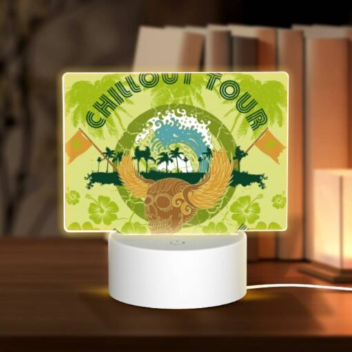 Rectangular Acrylic Night Light, A Colorful Advertisement For A Beachside Tour. -Acrylic Night Light Shop 95e76736a878aa3107879517736f93b3f7cf93eb 1