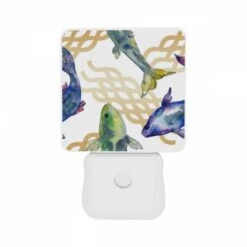 Night Light Set Of 2, A Group Of Fish Swimming In The Water. 8 Night Light Set Of 2, A Group Of Fish Swimming In The Water. -Acrylic Night Light Shop 9614eecaac0f18729c1223fe1e62960993101505