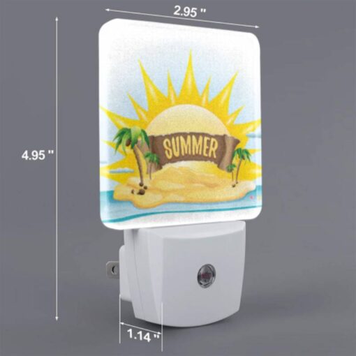 Night Light, A Sunny Day At The Beach With A Sign That Says "Summer". -Acrylic Night Light Shop 969689fee1fbe9e5d5442af02f0de88f1a6d7980