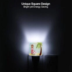 Night Light Set Of 2, A Man With A Beard And Mustache Is Standing On A Beach With A Frisbee. -Acrylic Night Light Shop 96a60a8043355de51bc2554228a8cc50d817292a