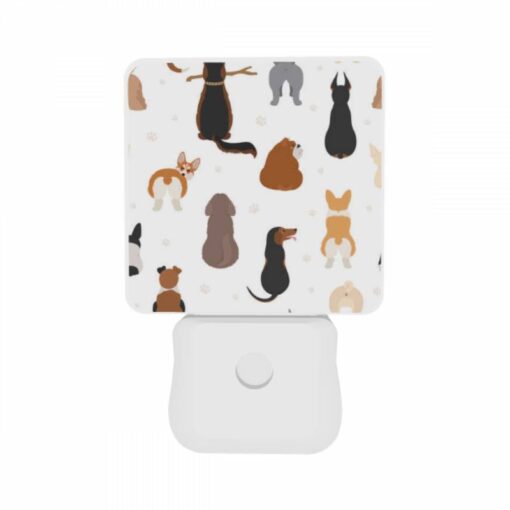 Night Light Set Of 2, A Collection Of Different Dog Breeds. -Acrylic Night Light Shop 96aff0f6335edb1d20efbd6e5706ffe67653f776