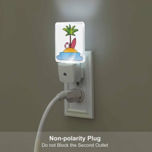 Night Light, A Cartoon Image Of A Tropical Island With A Palm Tree -Acrylic Night Light Shop 970797540ec062867b6a2230ab708f8af7b804ac