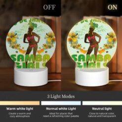 Round Acrylic Night Light, A Woman In A Bikini Is Posing For A Poster Advertising Rio De Janeiro. -Acrylic Night Light Shop 972a7a411c7ce09d6cd63a6048fa2521c0bfb468