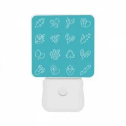 Night Light Set Of 2, A Collection Of Leaves And Flowers In Black And White. 8 Night Light Set Of 2, A Collection Of Leaves And Flowers In Black And White. -Acrylic Night Light Shop 973c6416661ee387b1fdca724c97cab3ac25d7d7