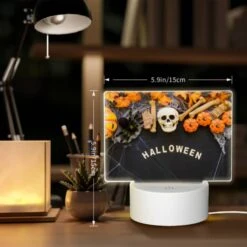 Rectangular Acrylic Night Light, A Halloween Sign With Skeletons And Pumpkins On It. 5 Rectangular Acrylic Night Light, A Halloween Sign With Skeletons And Pumpkins On It. -Acrylic Night Light Shop 97a695225961ce3b13ac7a0d42987712449202a8