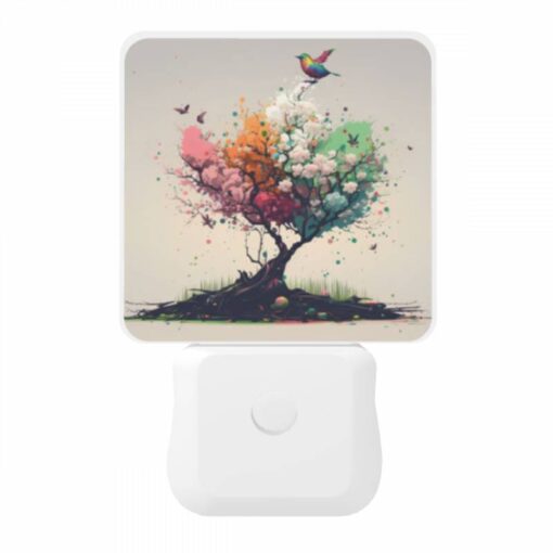Night Light, A Tree With A Bird Sitting On Top Of It. -Acrylic Night Light Shop 97b47271e923590603aa2f001a3c0ed5f2a0e739
