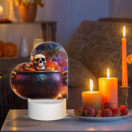 Love Acrylic Night Light, A Bowl Of Fruit And Vegetables With Two Skeleton Heads On Top. -Acrylic Night Light Shop 982bf213591dcd928b5a46573611fca2b0a985c0