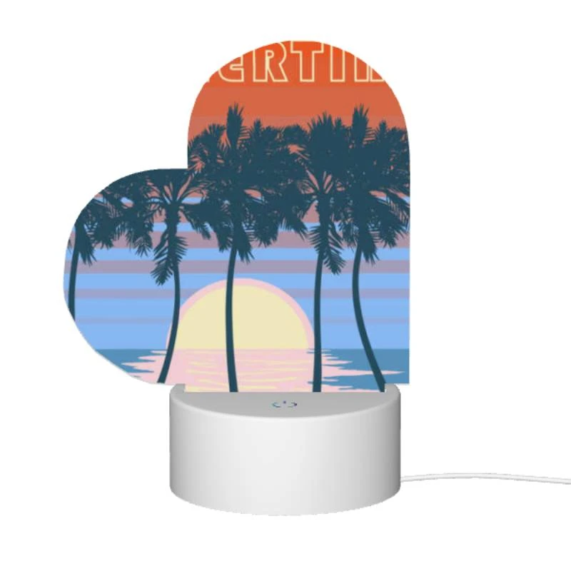 Love Acrylic Night Light, A colorful poster of a sunset with palm trees. Love Acrylic Night Light, A Colorful Poster Of A Sunset With Palm Trees. -Acrylic Night Light Shop 985bdf671c8e11e0bd0e30af7d4017ce5a255bfc