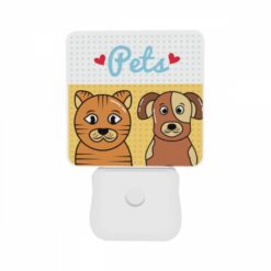 Night Light Set Of 2, Two Cartoon Animals -Acrylic Night Light Shop 98bc676b3cb71581e00de64eb4ac9076f43fe71e