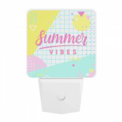 Night Light, A Colorful Graphic With The Words "Summer Vibes" Written On It. -Acrylic Night Light Shop 98c62ccacd5bdb0da928d9e7f4be249ece87e5fe