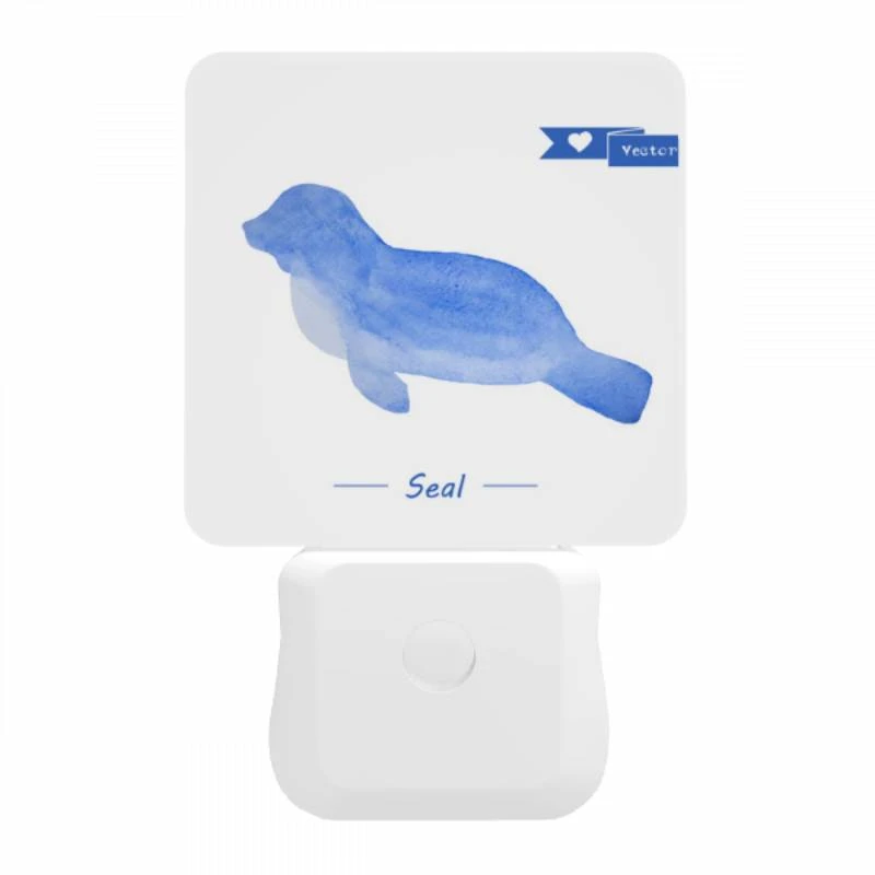 Night Light, A blue seal is shown in a cartoon style. Night Light, A Blue Seal Is Shown In A Cartoon Style. -Acrylic Night Light Shop 98e9a26ecc94f97bcdf8d8223da1a989ccd6f733