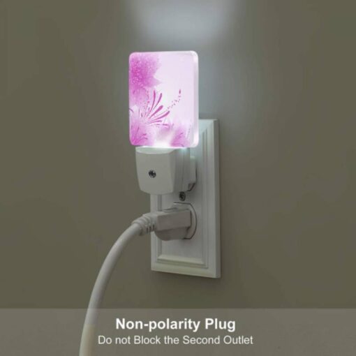 Night Light Set Of 2, A Pink Flower With Purple Petals. -Acrylic Night Light Shop 9a272c2146e10c37a5f8a840c6d444df4e96ee50