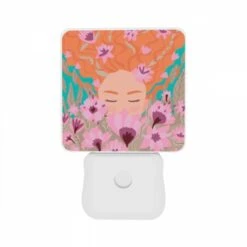 Night Light Set Of 2, A Woman With Red Hair Is Surrounded By Flowers. 8 Night Light Set Of 2, A Woman With Red Hair Is Surrounded By Flowers. -Acrylic Night Light Shop 9a4bcced2d03752ddaa84866075662d5dcee8ee5