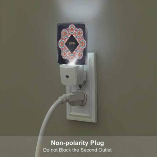 Night Light Set Of 2, A Colorful Abstract Pattern Is Displayed In A Circle. -Acrylic Night Light Shop 9a8f0f08f497f6e64ac143a265bcc8e9f8a111c4