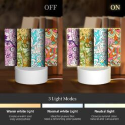 Rectangular Acrylic Night Light, Three Colorful Designs Are Displayed On A Wall. -Acrylic Night Light Shop 9af89547b44d1acf68a068107512d1e82527913c