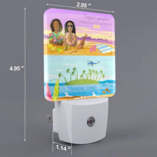 Night Light, A Colorful Advertisement For Hawaiian Islands. -Acrylic Night Light Shop 9b1b0dd5a08b40148b9c01b86d0c8aed80bc3352
