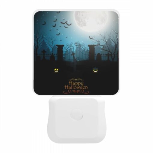 Night Light, A Halloween Scene With A Moon -Acrylic Night Light Shop 9ca9a631e1c8f734a39e6f2792d97285abfb3843