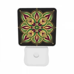 Night Light Set Of 2, A Colorful Flower With Green 7 Night Light Set Of 2, A Colorful Flower With Green -Acrylic Night Light Shop 9cc950041ec51c1a6e04134d2f3f99e7fc8b99f6