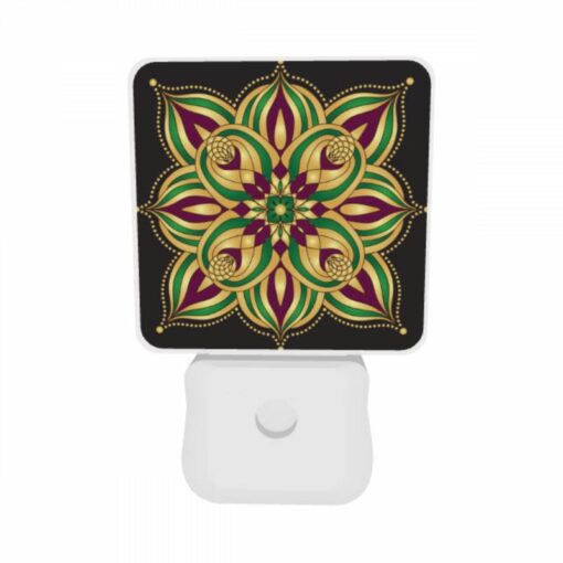 Night Light Set Of 2, A Colorful Flower With Green -Acrylic Night Light Shop 9cc950041ec51c1a6e04134d2f3f99e7fc8b99f6