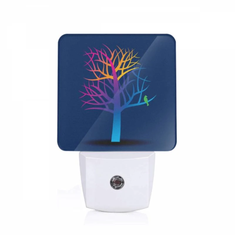 Night Light, A colorful tree with a bird perched on a branch. Night Light, A Colorful Tree With A Bird Perched On A Branch. -Acrylic Night Light Shop 9d5d5d2b5294a3ecf1b6c4b0904a3b097c91a331