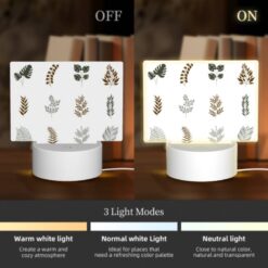 Rectangular Acrylic Night Light, A Collection Of Different Types Of Leaves. -Acrylic Night Light Shop 9df1fd9d36d84b591ea160b73cab9e9f5b8763da