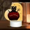 Love Acrylic Night Light, A Halloween Themed Image With A House