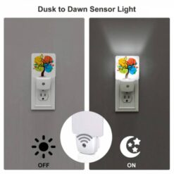 Night Light Set Of 2, A Tree With Four Different Colored Leaves. -Acrylic Night Light Shop 9f81701c40063b13b3b316700818a15b4f9b907f