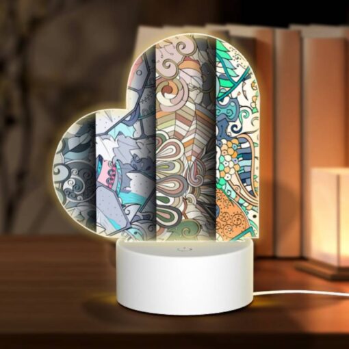 Love Acrylic Night Light, Three Different Colored Paintings Of Waves. -Acrylic Night Light Shop 9fa5e7cfec1a23a675f9cf4d4832bd5310891433