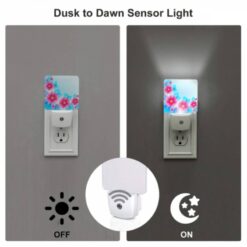Night Light, A Blue And Pink Flower Arrangement. -Acrylic Night Light Shop a00e37919cd8f7bdd7d3ba6297938dce095016ad