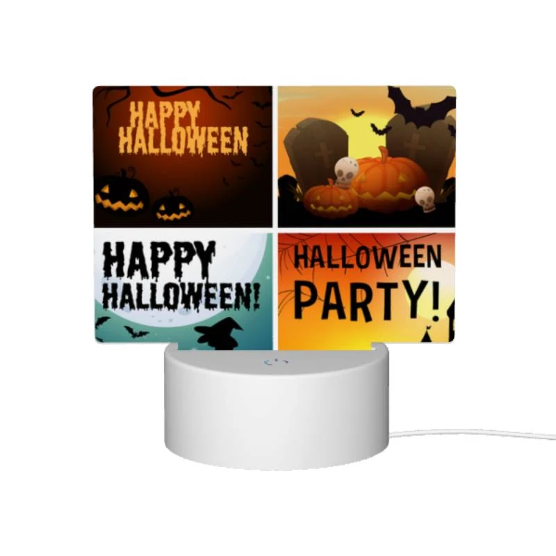 Rectangular Acrylic Night Light, A collection of four different Halloween party images. Rectangular Acrylic Night Light, A Collection Of Four Different Halloween Party Images. -Acrylic Night Light Shop a02aea1c66875fd9917c4ca18625b9bec0583bbf