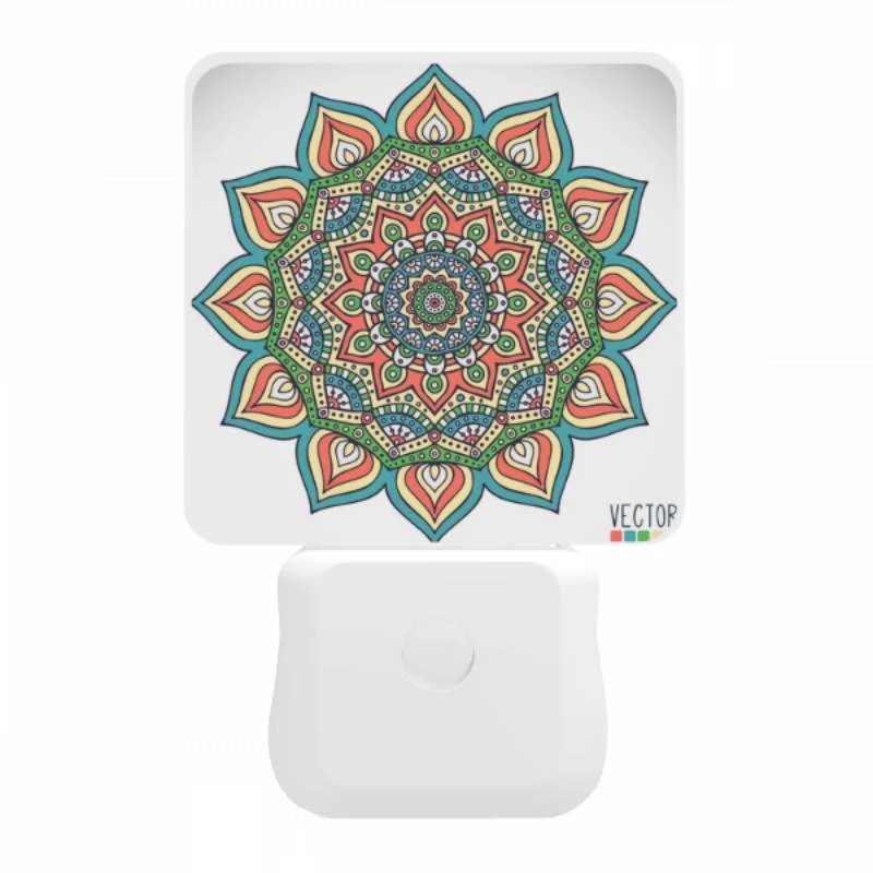 Night Light, A colorful flower design with a yellow center. Night Light, A Colorful Flower Design With A Yellow Center. -Acrylic Night Light Shop a0b94faf302dabc3931bd1b73e32ad09abc7795e