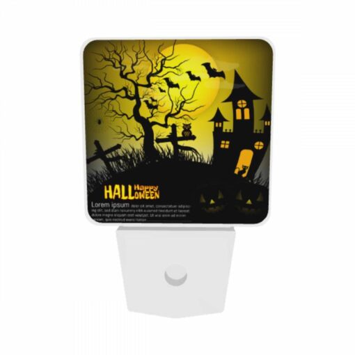 Night Light Set Of 2, A Halloween Scene With A Tree -Acrylic Night Light Shop a14f727bf26090e12a27d4ed15fc8dbd0f2f6eeb