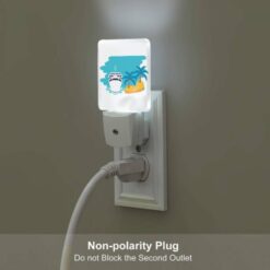 Night Light Set Of 2, A Boat Is Sailing In The Ocean Next To A Palm Tree. -Acrylic Night Light Shop a2011c17bb92cdb76890ef1290b7c25bd272e547