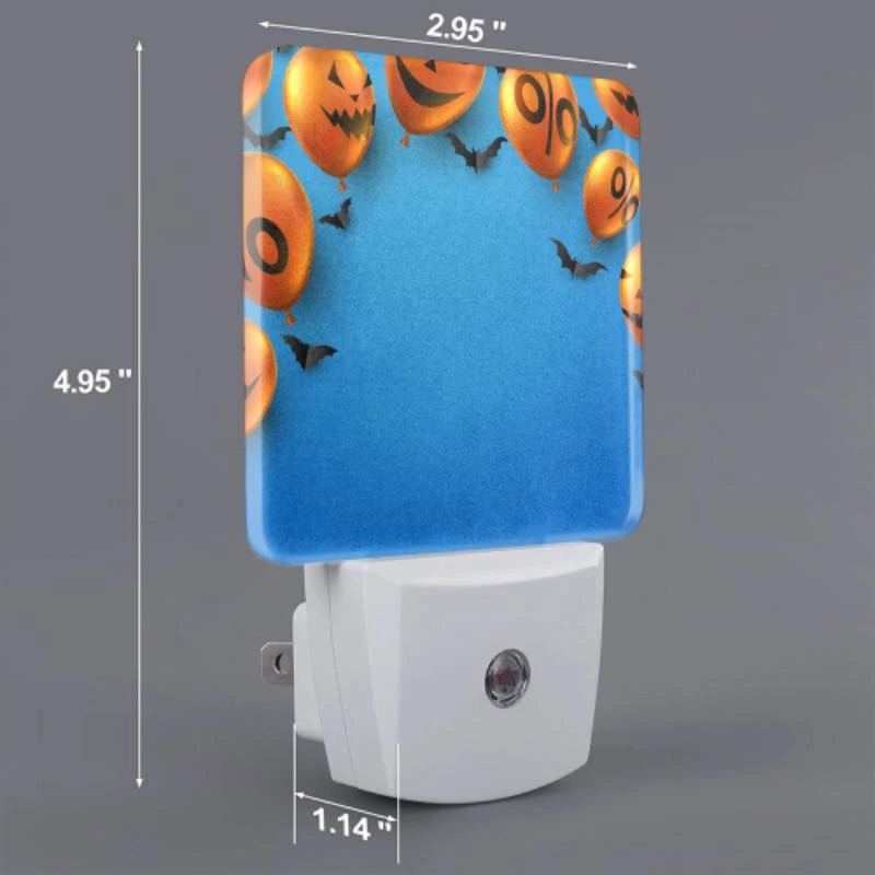 Night Light, A bunch of orange balloons with bats on them. Night Light, A Bunch Of Orange Balloons With Bats On Them. -Acrylic Night Light Shop a20228d32be4d8073e046f75250fff67226e8701