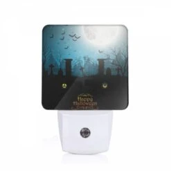 Night Light, A Halloween Scene With A Moon