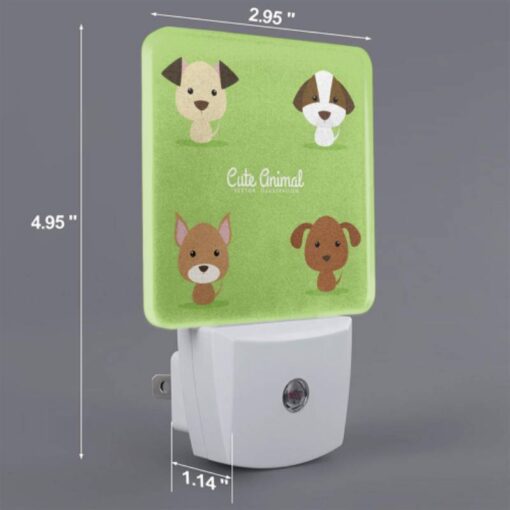 Night Light, Four Different Colored Dogs Are Shown In A Row. -Acrylic Night Light Shop a3170855273a7d28e7793b41e7e9ba3302405e8a