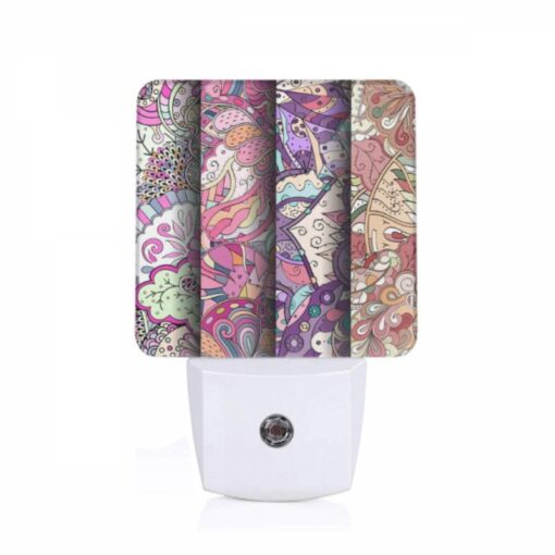 Night Light, Three Colorful Designs Are Displayed On A Wall. -Acrylic Night Light Shop a3584071d7fa3d84199ed502c64c8b0274c417c7