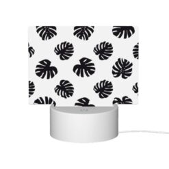 Rectangular Acrylic Night Light, A Pattern Of Black And White Flowers. -Acrylic Night Light Shop a39889ff6670719cc041f6e7c57423c4a9ae74c1