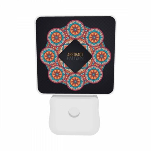 Night Light Set Of 2, A Colorful Abstract Pattern Is Displayed In A Circle. -Acrylic Night Light Shop a3fa6247d4ecc3945f702c3b6d0ff8b31d5a9222