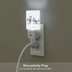 Night Light Set Of 2, Two Dogs Standing Next To Each Other. -Acrylic Night Light Shop a428d1b96c0dd71df593333ca396430216e6345d