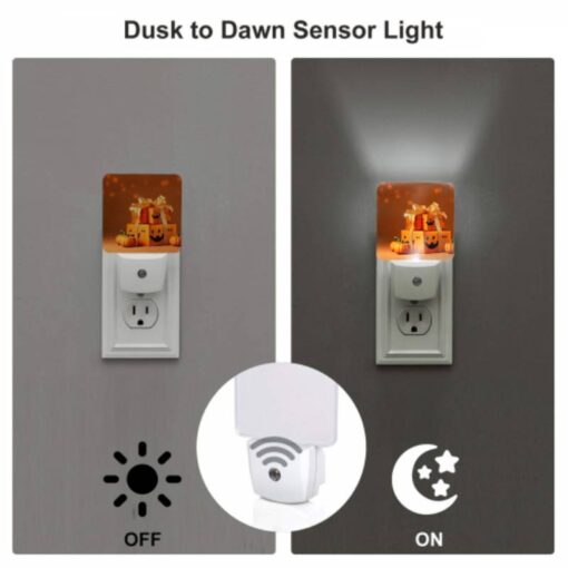 Night Light Set Of 2, A Box Of Pumpkins With A Bow On Top. -Acrylic Night Light Shop a4e177d1dc8edb96458ee20dc0bed281f17c5b48