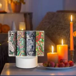 Rectangular Acrylic Night Light, Four Different Colored And Patterned Designs Of A Bird. -Acrylic Night Light Shop a65fa70c378445e5424a19101644487f4b69bf3c