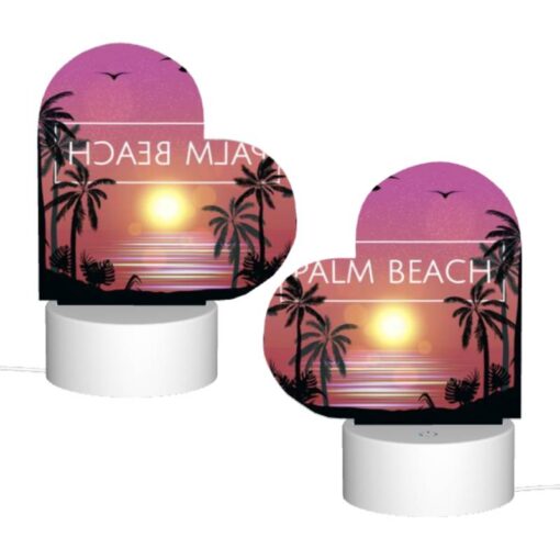 Love Acrylic Night Light, A Sunset Over The Ocean With A Beach Scene. -Acrylic Night Light Shop a71a7a96264c493fe9cad150210f76f720773853
