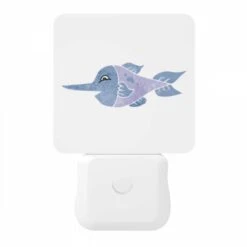 Night Light, A Blue And Purple Fish With A Long Nose And A Blue Eye. -Acrylic Night Light Shop a79c6990e91193e99a9ad0bfb420406ad7da2237