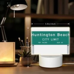 Rectangular Acrylic Night Light, A Green Sign That Says Huntington Beach City Limit. 5 Rectangular Acrylic Night Light, A Green Sign That Says Huntington Beach City Limit. -Acrylic Night Light Shop a7f7328d5b2cdb6d97c7ab1615913ce3a66dddb5