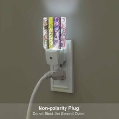 Night Light Set Of 2, Three Colorful Designs Of Flowers Are Displayed On A Wall. -Acrylic Night Light Shop a81098fb38ab9c05eba55e9164a20f2a0e8162a4