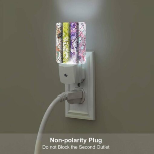 Night Light Set Of 2, Three Colorful Designs Of Flowers Are Displayed On A Wall. -Acrylic Night Light Shop a81098fb38ab9c05eba55e9164a20f2a0e8162a4